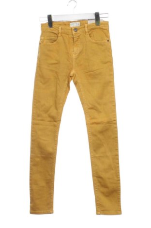 Kinderjeans Zara, Größe 8-9y/ 134-140 cm, Farbe Gelb, Preis 11,99 €