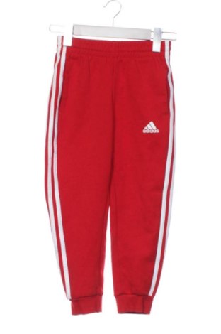 Kinder Sporthose Adidas, Größe 6-7y/ 122-128 cm, Farbe Rot, Preis 22,99 €