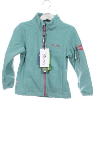 Bluză de trening, pentru copii Trollkids, Mărime 3-4y/ 104-110 cm, Culoare Verde, Preț 85,99 Lei, #136545289