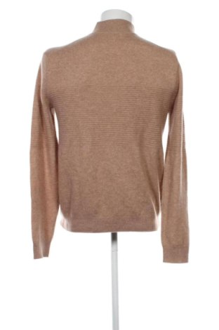 Jachetă tricotată de bărbați Just Cashmere, Mărime M, Culoare Bej, Preț 276,30 Lei