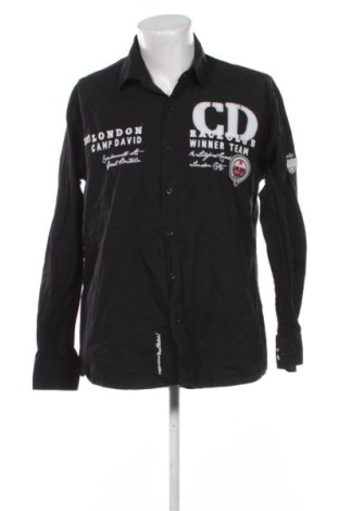 Herrenhemd Camp David, Größe 3XL, Farbe Schwarz, Preis 28,00 €