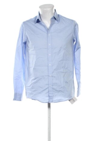 Herrenhemd Piazza Italia, Größe M, Farbe Blau, Preis 19,99 €