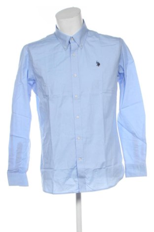 Мъжка риза U.S. Polo Assn., Размер L, Цвят Син, Цена 65,44 €