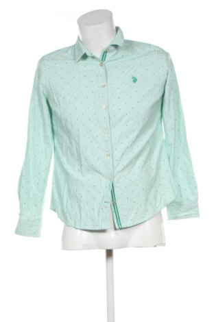 Мъжка риза U.S. Polo Assn., Размер L, Цвят Зелен, Цена 28,63 €