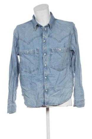 Мъжка риза Zara, Размер L, Цвят Син, Цена 17,89 €