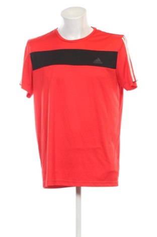 Ανδρικό t-shirt Adidas, Μέγεθος XL, Χρώμα Κόκκινο, Τιμή 16,99 €