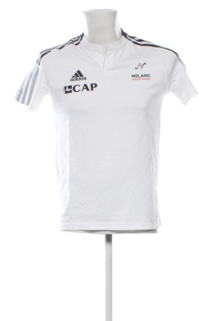 Herren T-Shirt Adidas, Größe M, Farbe Weiß, Preis € 18,99