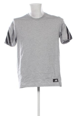 Herren T-Shirt Adidas, Größe L, Farbe Grau, Preis € 18,99