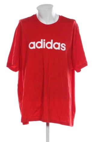 Herren T-Shirt Adidas, Größe 4XL, Farbe Rot, Preis € 18,99