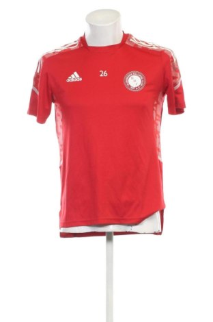 Herren T-Shirt Adidas, Größe M, Farbe Rot, Preis € 18,99