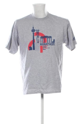 Ανδρικό t-shirt Adidas, Μέγεθος XL, Χρώμα Γκρί, Τιμή 16,99 €