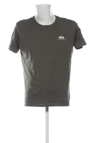 Ανδρικό t-shirt Alpha Industries, Μέγεθος XL, Χρώμα Πράσινο, Τιμή 16,99 €