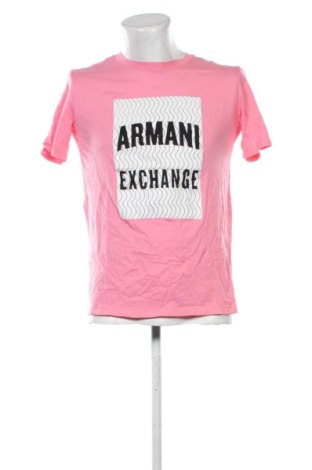 Tricou de bărbați Armani Exchange, Mărime L, Culoare Roz, Preț 166,82 Lei