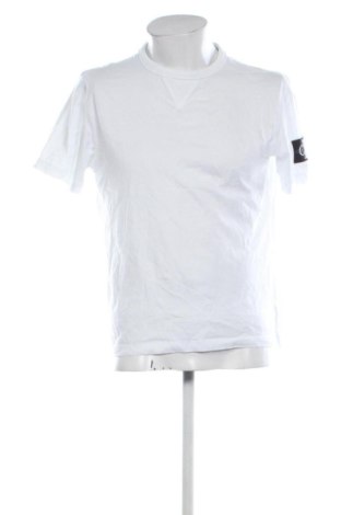 Herren Shirt Calvin Klein Jeans, Größe L, Farbe Weiß, Preis 51,99 €
