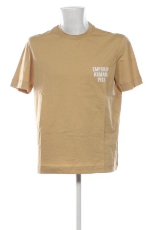 Мъжка тениска Emporio Armani, Размер XL, Цвят Бежов, Цена 32,00 €