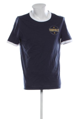 Tricou de bărbați Esprit, Mărime L, Culoare Albastru, Preț 47,99 Lei