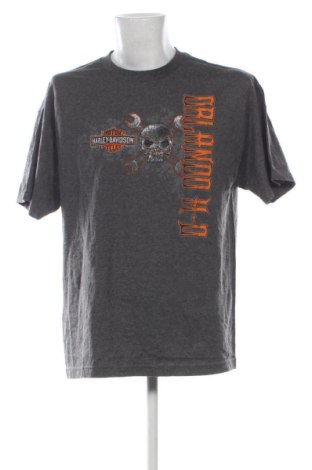 Мъжка тениска Harley-Davidson, Размер XL, Цвят Сив, Цена 8,18 €