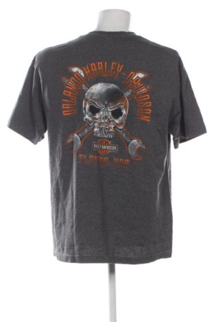 Мъжка тениска Harley-Davidson, Размер XL, Цвят Сив, Цена 8,18 €