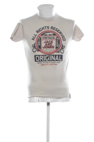 Tricou de bărbați Jack & Jones, Mărime S, Culoare Bej, Preț 44,99 Lei