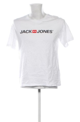 Ανδρικό t-shirt Jack & Jones, Μέγεθος M, Χρώμα Λευκό, Τιμή 20,99 €