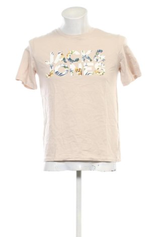 Męski T-shirt Jack & Jones, Rozmiar S, Kolor Beżowy, Cena 37,99 zł