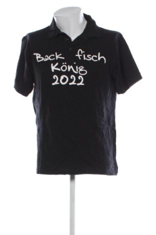 Мъжка тениска James & Nicholson, Размер XL, Цвят Черен, Цена 10,22 €