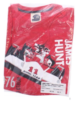 Herren Shirt James Hunt, Größe S, Farbe Rot, Preis 16,99 €, #136540873