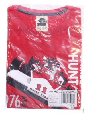 Herren Shirt James Hunt, Größe XL, Farbe Rot, Preis 16,99 €, #136540936