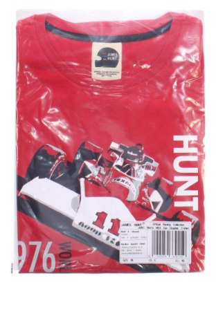Herren Shirt James Hunt, Größe XL, Farbe Rot, Preis 16,99 €, #136540969