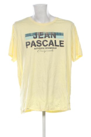 Ανδρικό t-shirt Jean Pascale, Μέγεθος XXL, Χρώμα Κίτρινο, Τιμή 11,99 €