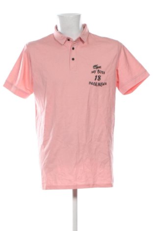 Мъжка тениска Lacoste, Размер 3XL, Цвят Розов, Цена 60,33 €