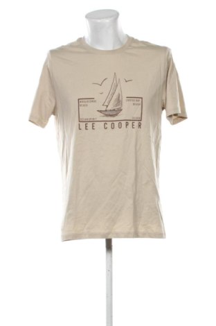 Tricou de bărbați Lee Cooper, Mărime L, Culoare Bej, Preț 88,62 Lei