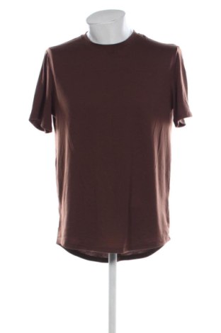 Męski T-shirt Manfinity, Rozmiar L, Kolor Brązowy, Cena 40,99 zł