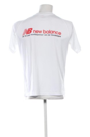 Мъжка тениска New Balance, Размер M, Цвят Бял, Цена 14,31 €