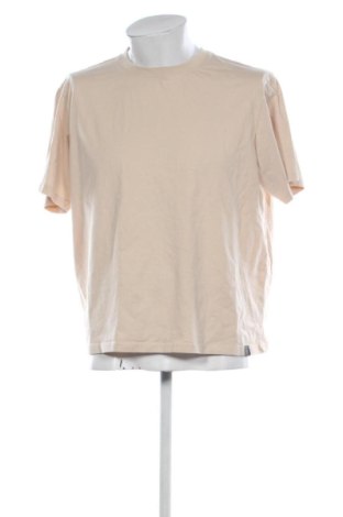 Męski T-shirt Pull&Bear, Rozmiar XXL, Kolor Beżowy, Cena 51,99 zł