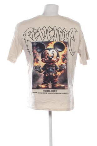 Мъжка тениска Schott, Размер S, Цвят Бежов, Цена 21,47 €