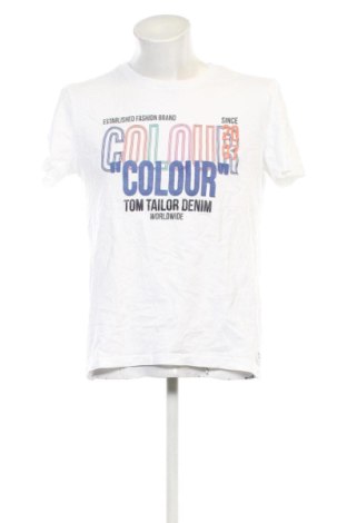 Ανδρικό t-shirt Tom Tailor, Μέγεθος XL, Χρώμα Λευκό, Τιμή 9,99 €
