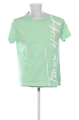 Мъжка тениска Tommy Hilfiger, Размер L, Цвят Зелен, Цена 17,89 €