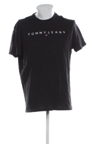 Męski T-shirt Tommy Hilfiger, Rozmiar XL, Kolor Czarny, Cena 207,99 zł