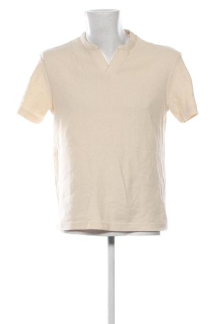 Мъжка тениска Zara, Размер S, Цвят Бежов, Цена 8,69 €