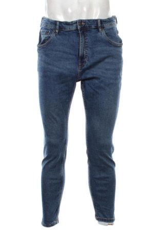 Blugi de bărbați Pull&Bear, Mărime L, Culoare Albastru, Preț 104,00 Lei, #136546195