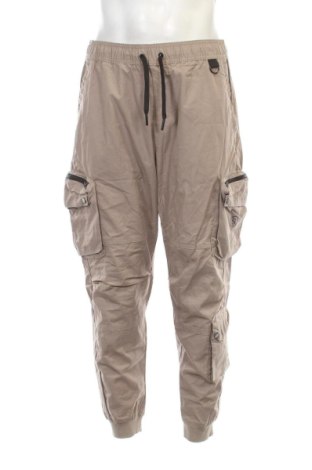 Męskie spodnie Bershka, Rozmiar L, Kolor Szary, Cena 94,99 zł, #136549536