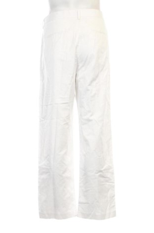 Męskie spodnie H&M, Rozmiar L, Kolor Biały, Cena 103,24 zł