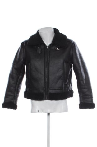 Ανδρικό δερμάτινο μπουφάν H&M, Μέγεθος L, Χρώμα Μαύρο, Τιμή 25,13 €