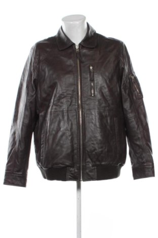 Geacă de piele pentru bărbati Ross & Cole, Mărime XXL, Culoare Maro, Preț 604,73 Lei