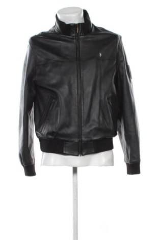Geacă de piele pentru bărbati U.S. Polo Assn., Mărime L, Culoare Negru, Preț 905,16 Lei