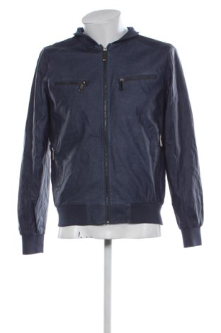 Herren Lederjacke Unbranded, Größe M, Farbe Blau, Preis 32,99 €