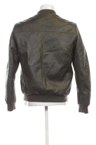 Мъжко кожено яке Unbranded, Размер L, Цвят Зелен, Цена 25,00 €
