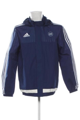 Ανδρικό μπουφάν Adidas, Μέγεθος M, Χρώμα Μπλέ, Τιμή 117,99 €