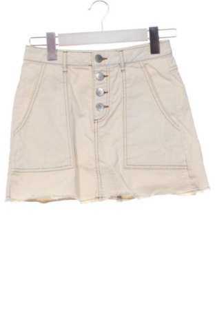 Φούστα Bershka, Μέγεθος XXS, Χρώμα Εκρού, Τιμή 15,00 €, #136464893